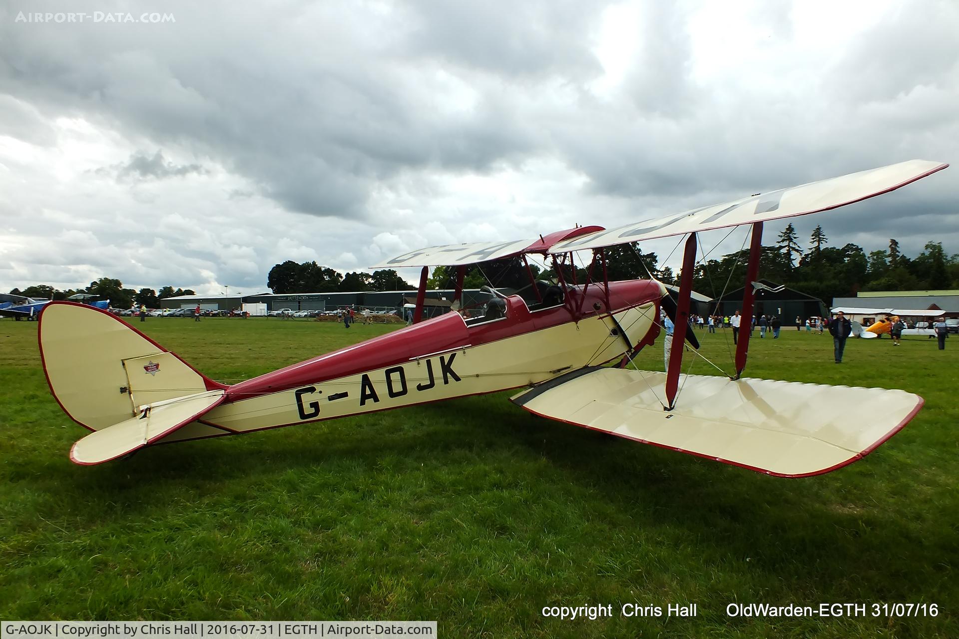 G-AOJK, 1939 De Havilland DH-82A Tiger Moth II C/N 82813, 
