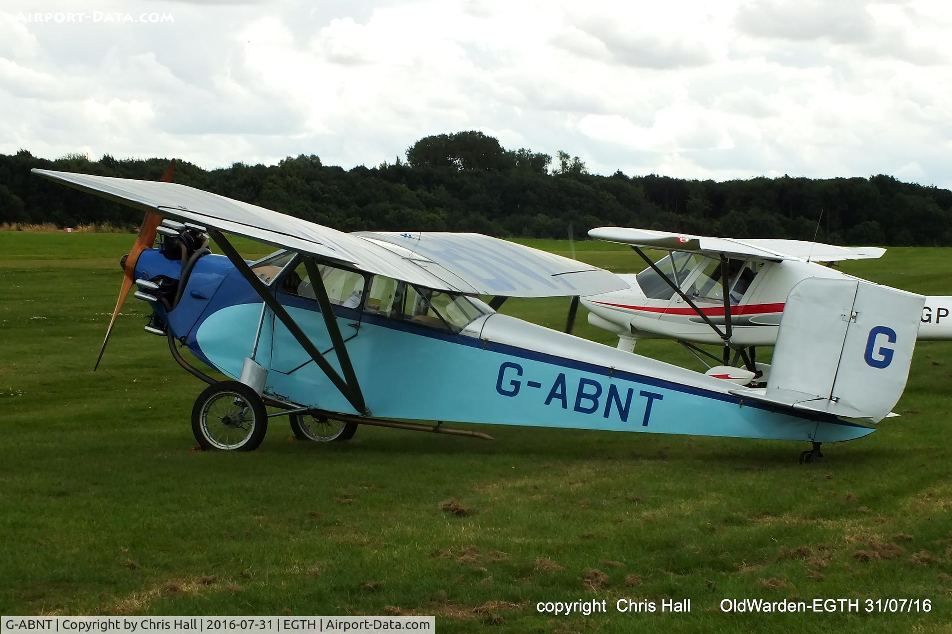 G-ABNT, 1931 Civilian Coupe 02 C/N 03, 