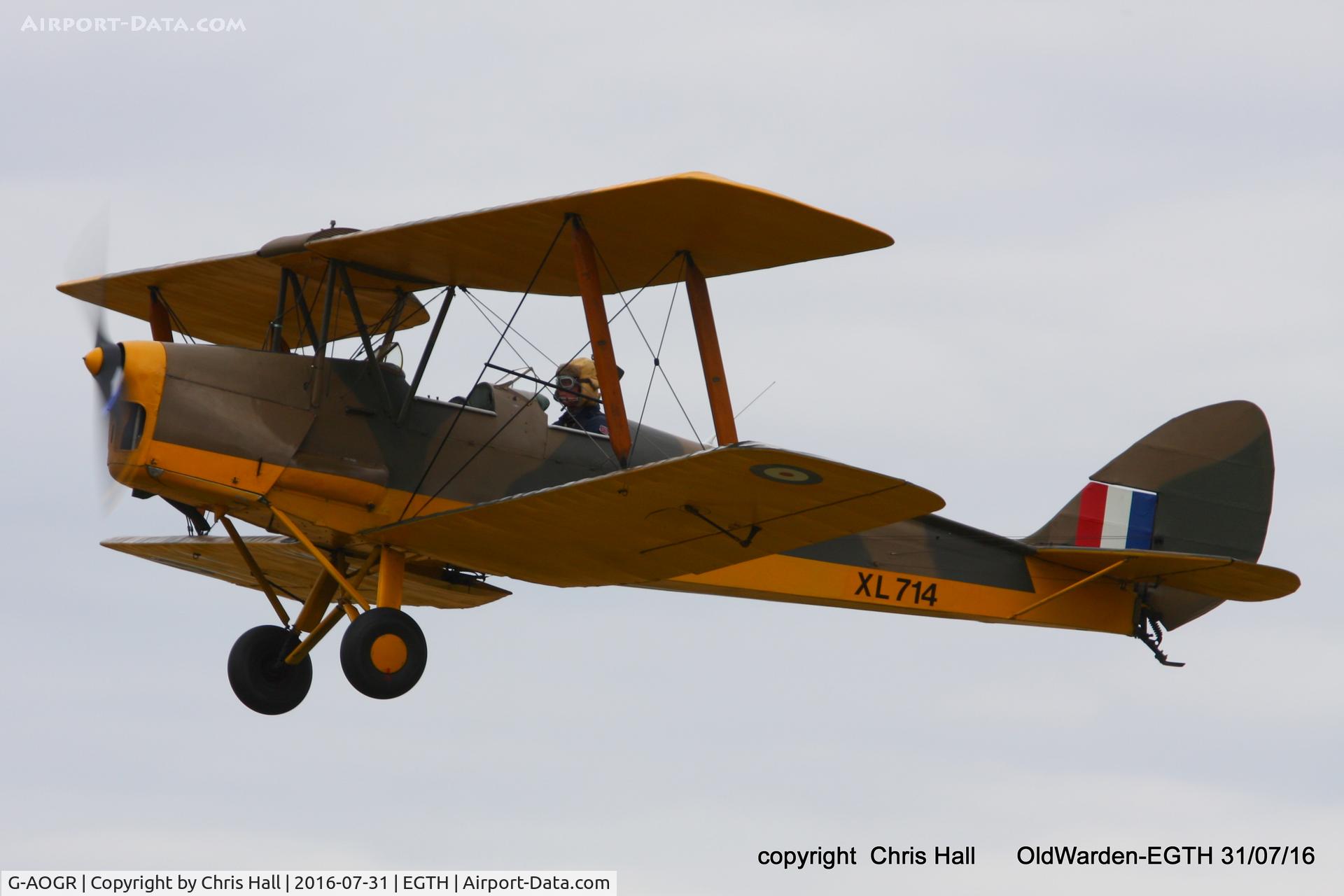 G-AOGR, 1942 De Havilland DH-82A Tiger Moth II C/N 84566, 