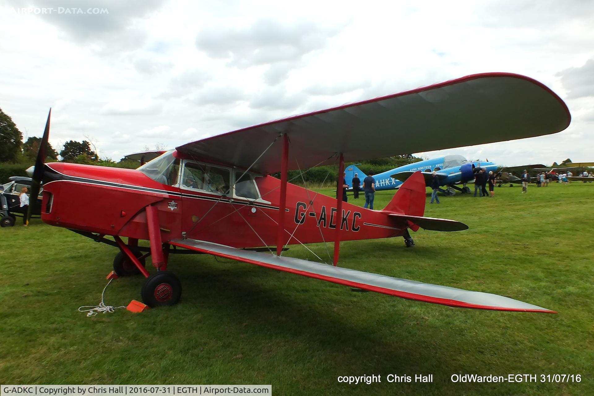 G-ADKC, 1936 De Havilland DH.87B Hornet Moth C/N 8064, 