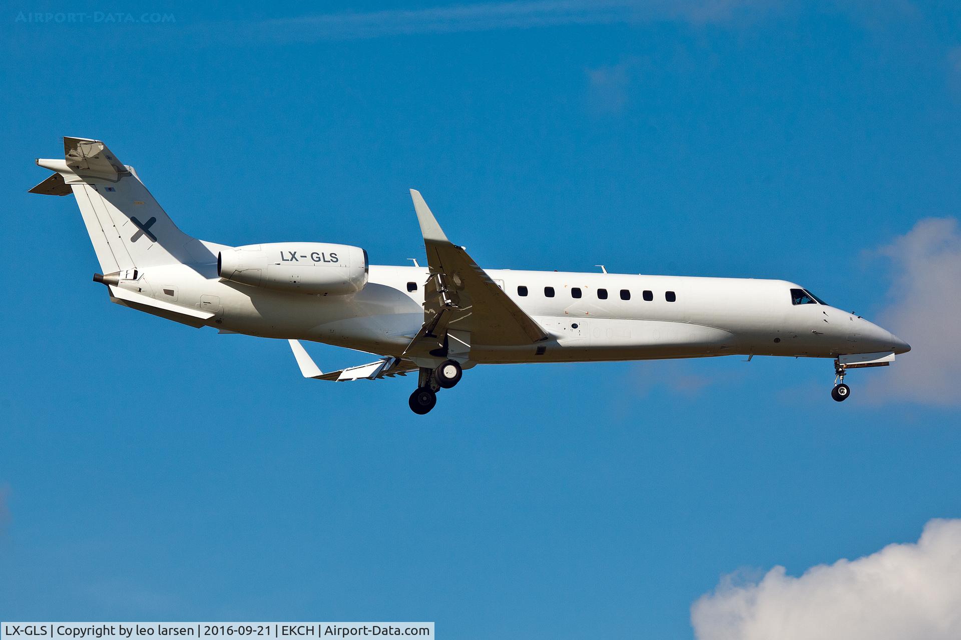 LX-GLS, 2004 Embraer EMB-135BJ Legacy 600 C/N 14500841, Copenhagen 21.9.16