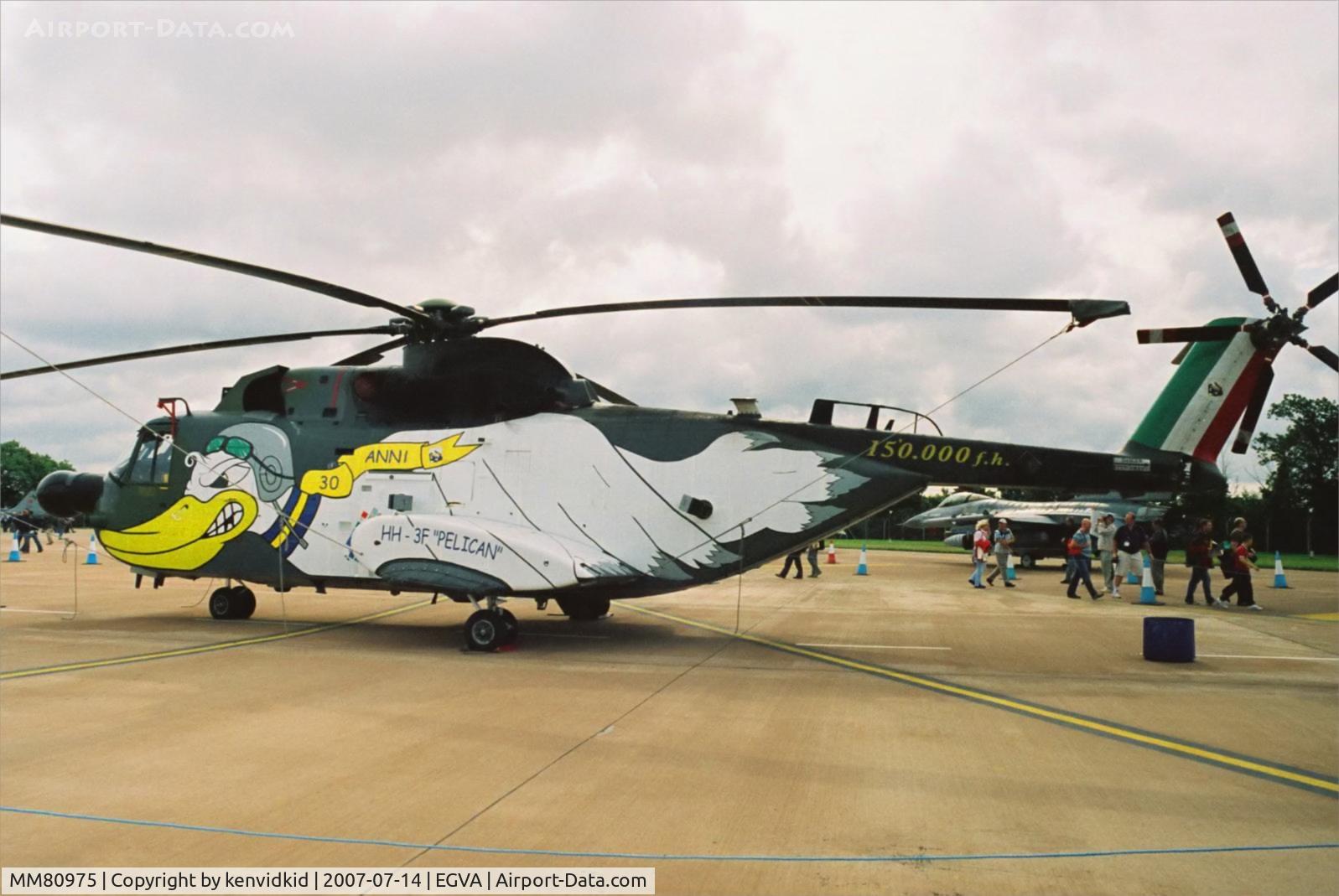 MM80975, Agusta HH-3F Pelican C/N 6202, On static display at 2007 RIAT.