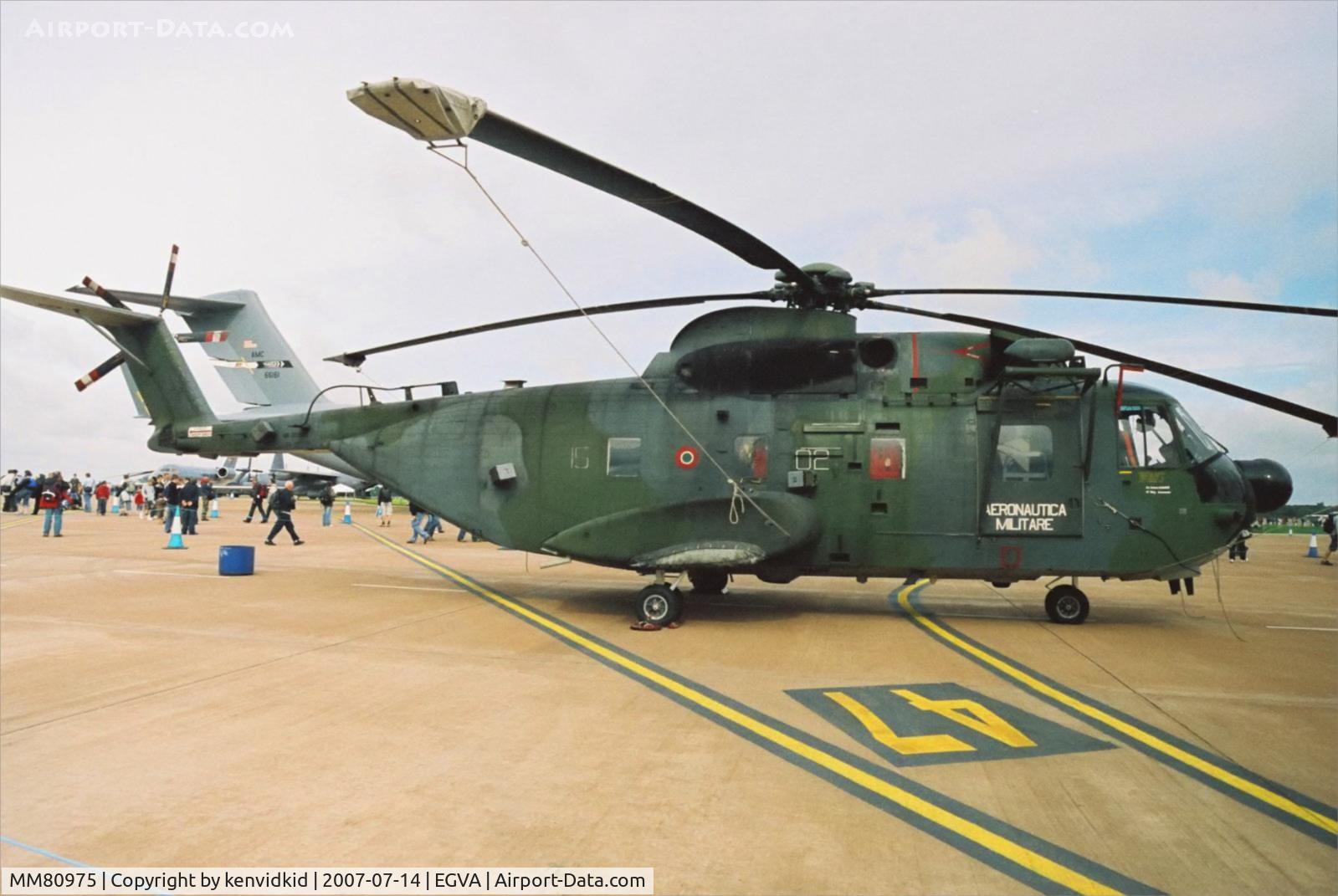 MM80975, Agusta HH-3F Pelican C/N 6202, On static display at 2007 RIAT.