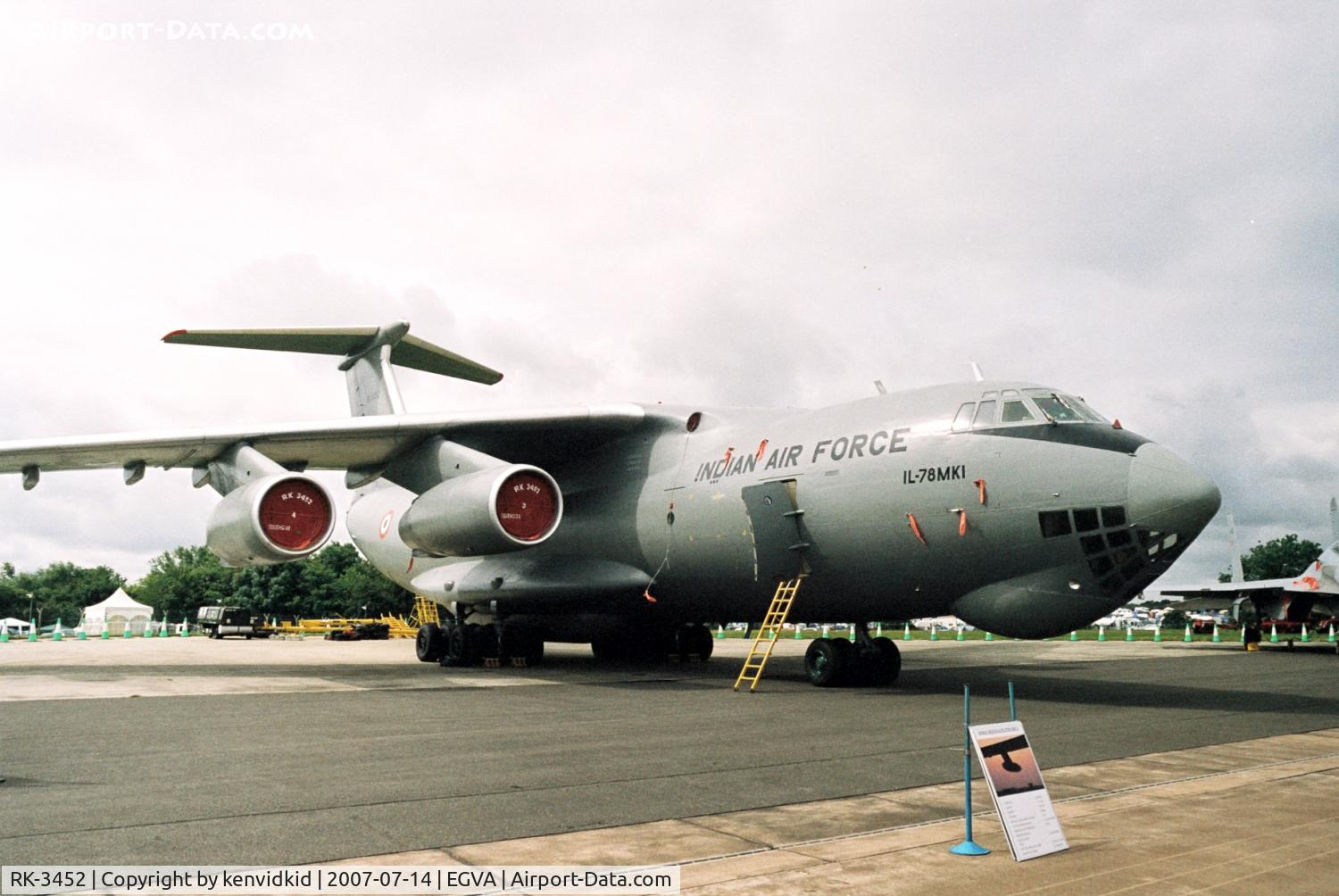 RK-3452, Ilyushin Il-78 C/N 003425860, On static display at 2007 RIAT.