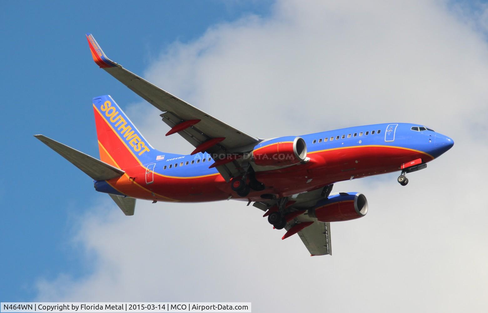 N464WN, 2004 Boeing 737-7H4 C/N 32468, Southwest