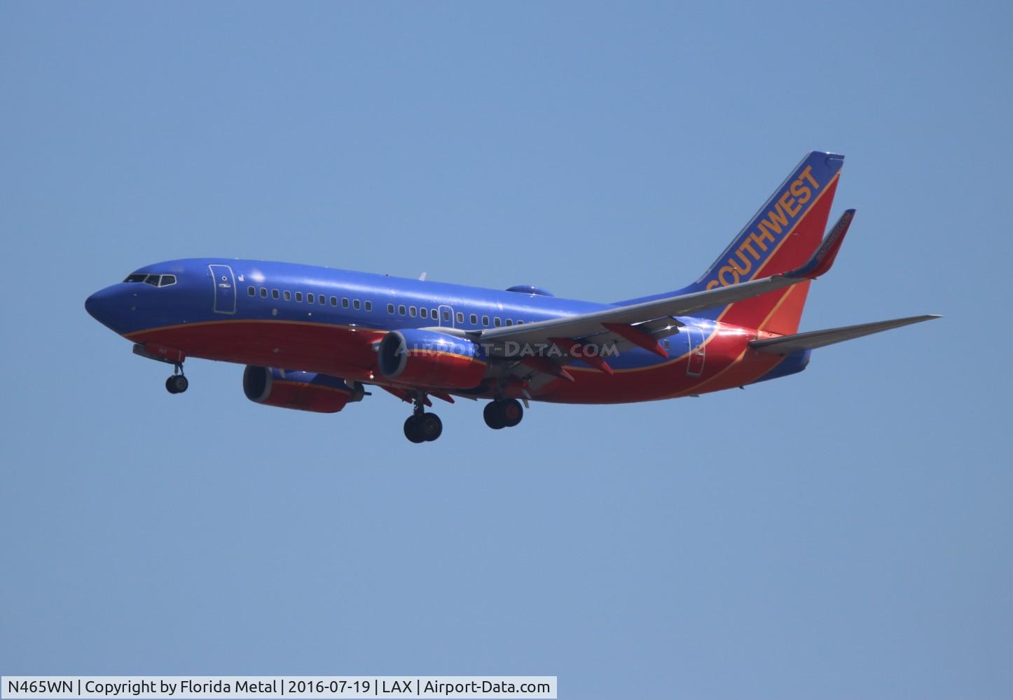 N465WN, 2004 Boeing 737-7H4 C/N 33829, Southwest
