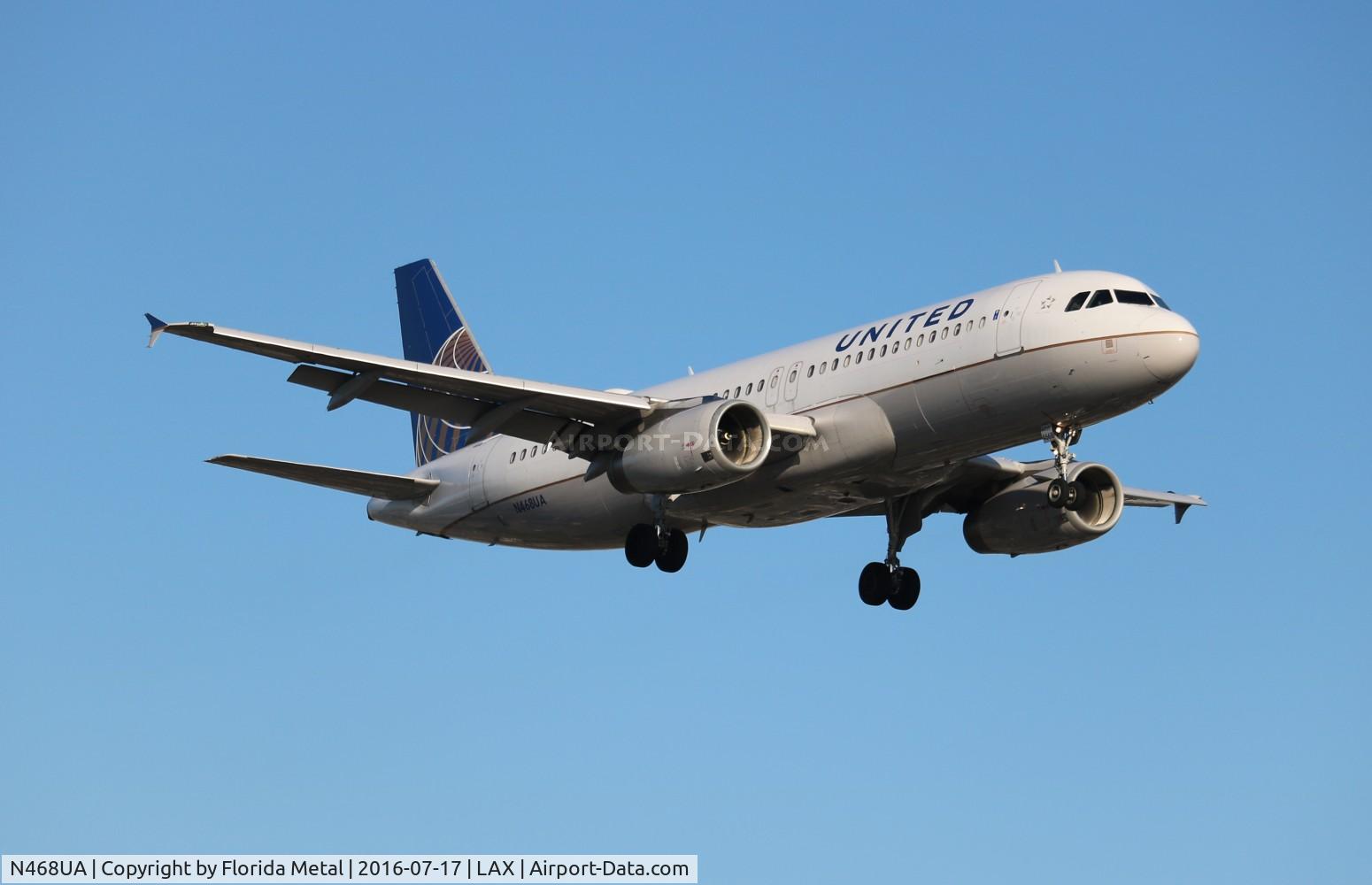 N468UA, 2000 Airbus A320-232 C/N 1363, United