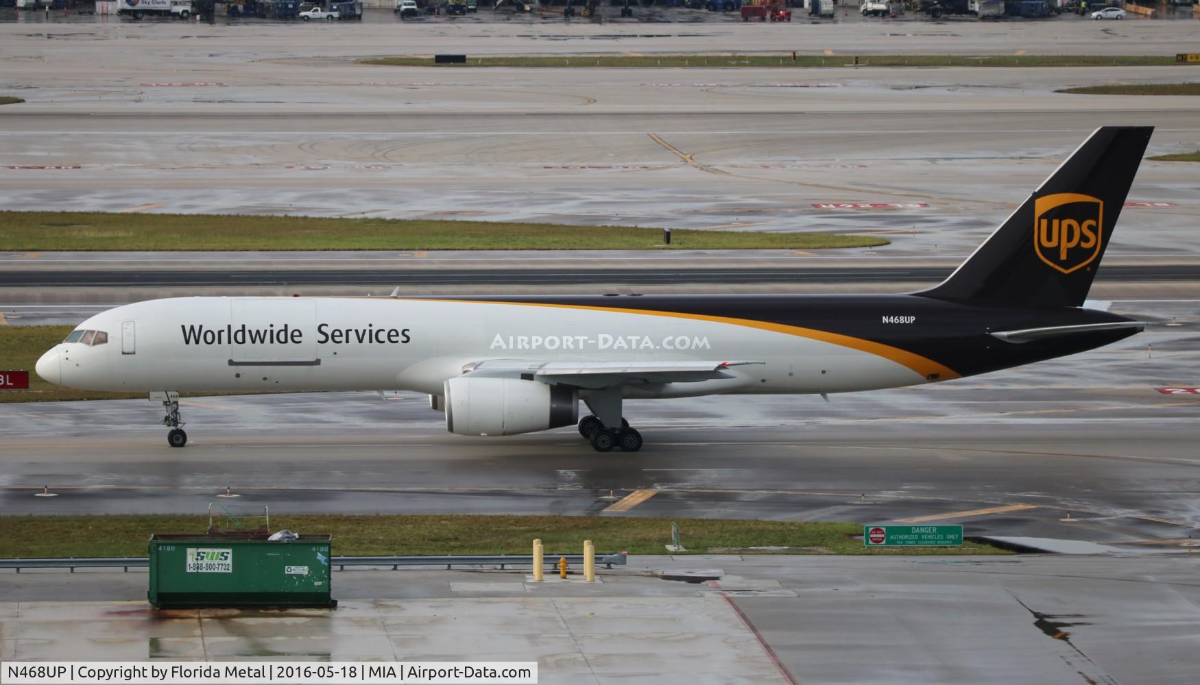 N468UP, 1997 Boeing 757-24APF C/N 25484, UPS 757-200