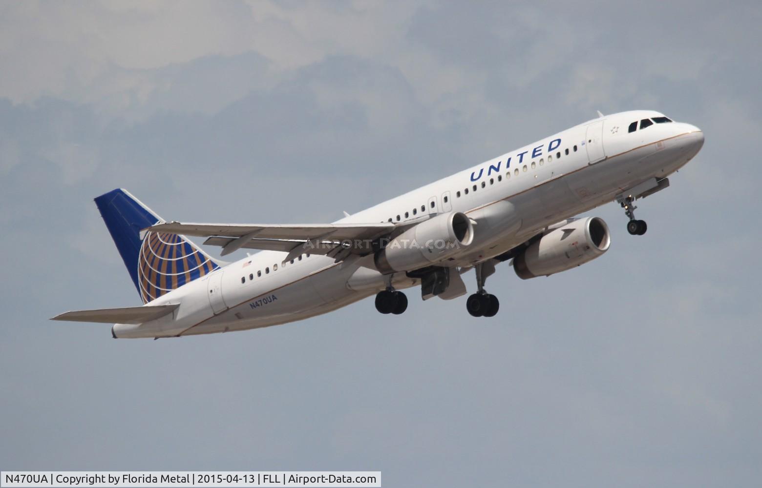 N470UA, 2001 Airbus A320-232 C/N 1427, United