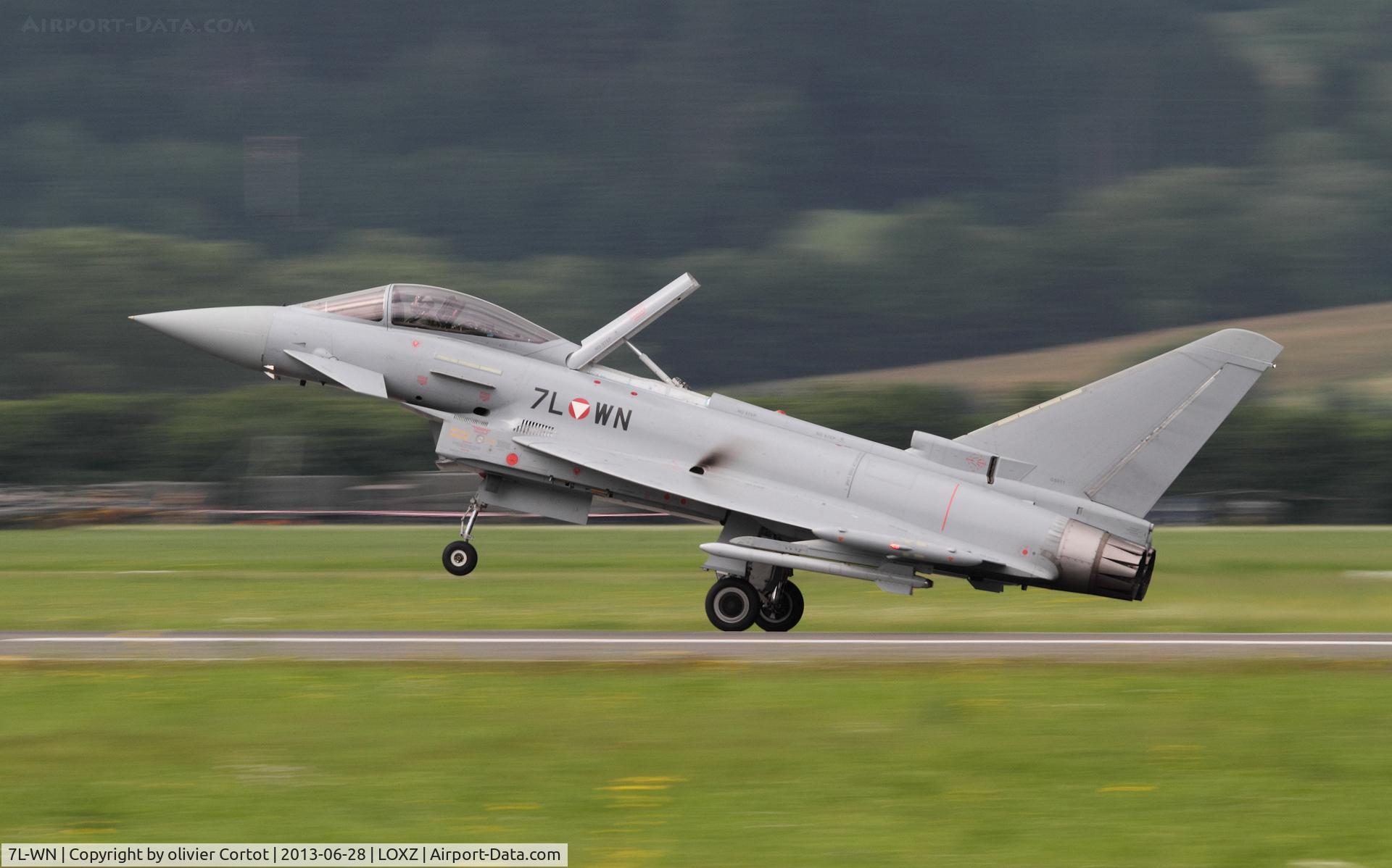 7L-WN, Eurofighter EF-2000 Typhoon S C/N GS011, landing in Zeltweg