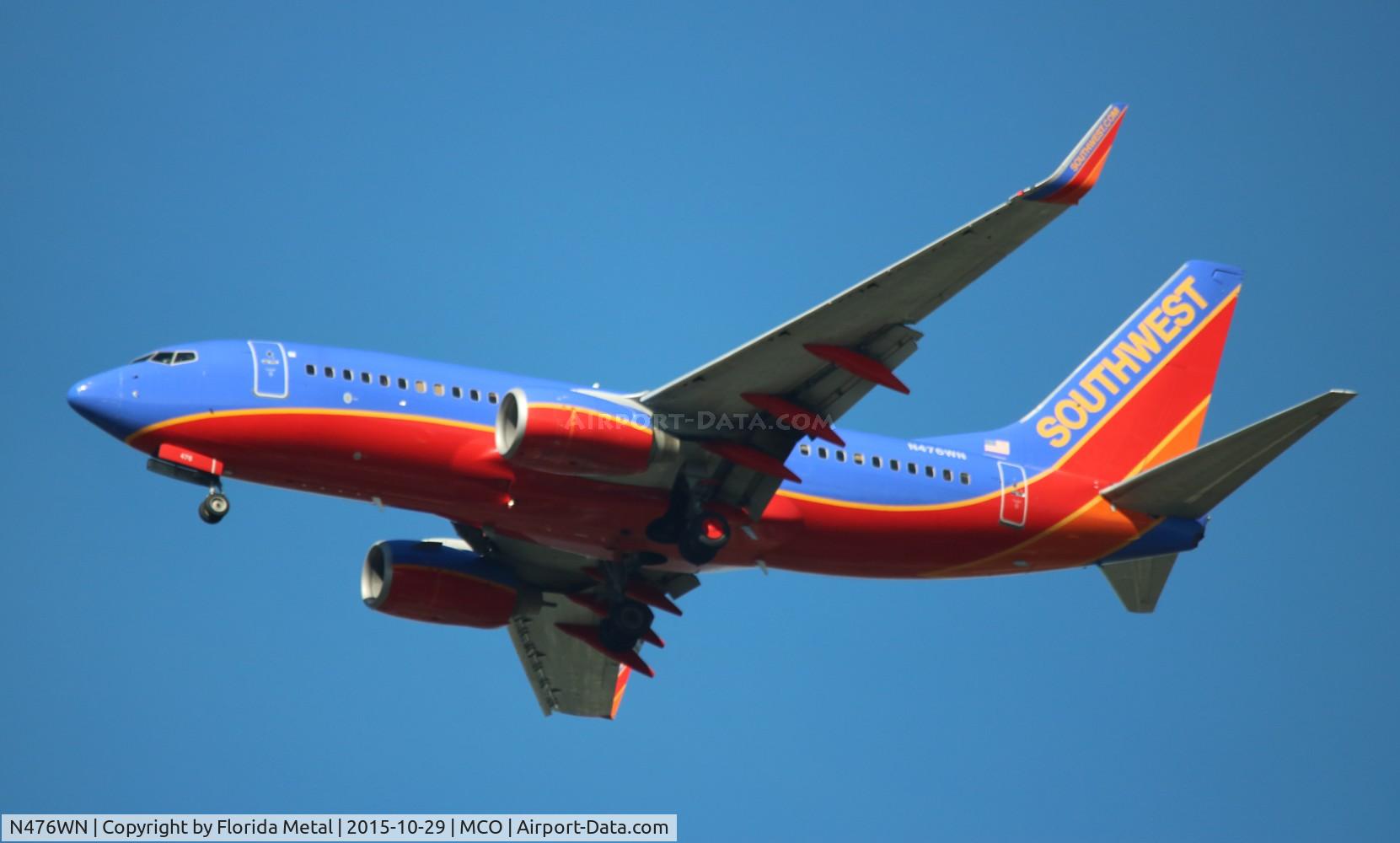 N476WN, 2004 Boeing 737-7H4 C/N 32475, Southwest