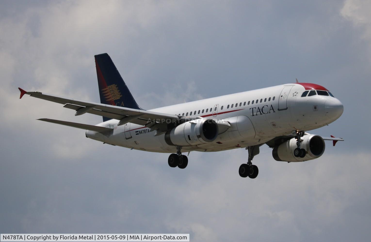 N478TA, 2004 Airbus A319-132 C/N 2339, Taca