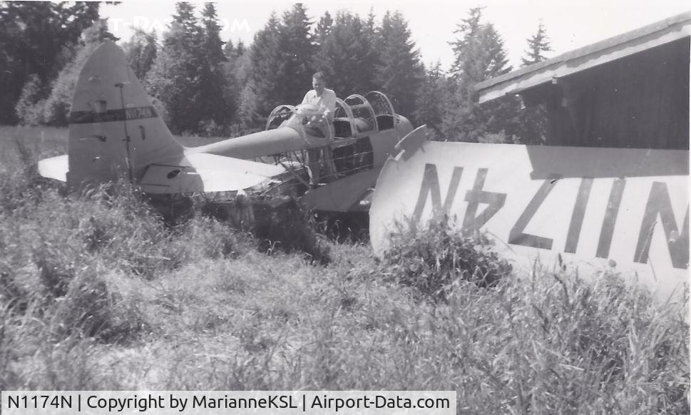 N1174N, 1943 Fairchild (Fleet) PT-26A Cornell II C/N FZ221, My father's backyard dream
