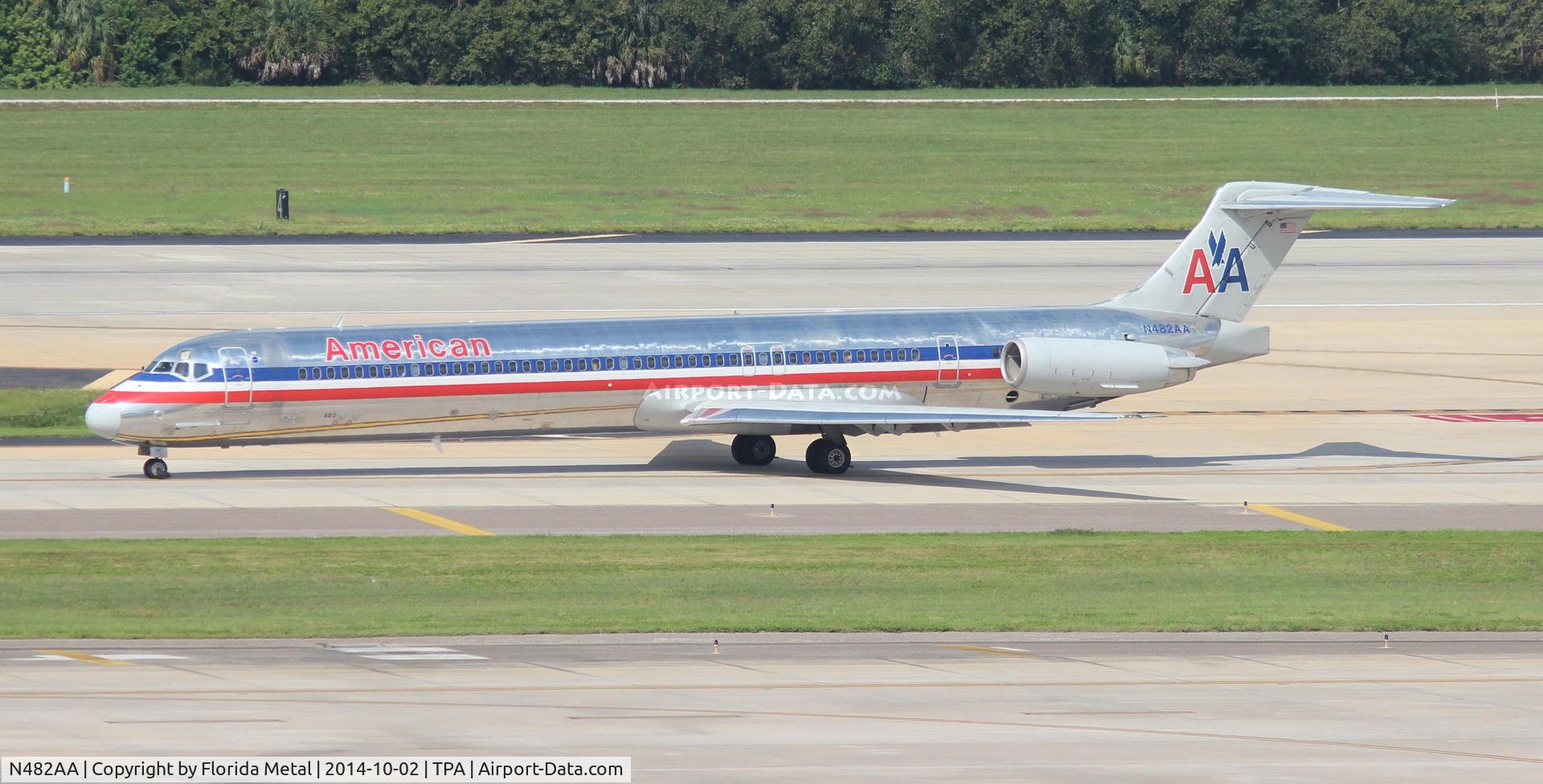 N482AA, 1988 McDonnell Douglas MD-82 (DC-9-82) C/N 49675, American