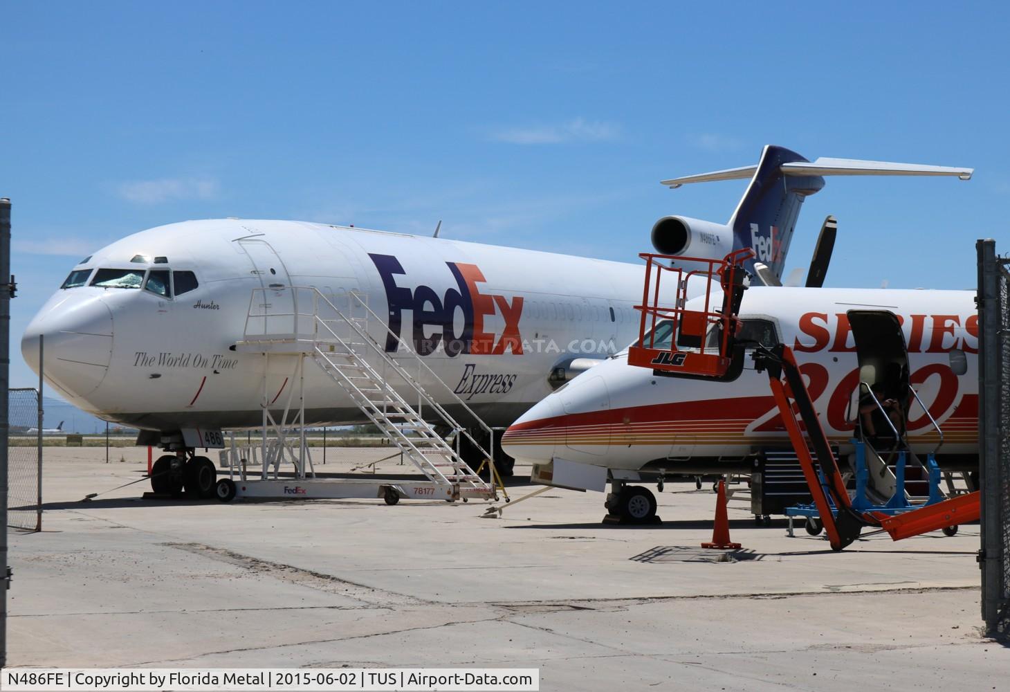 N486FE, 1978 Boeing 727-227F C/N 21489, Fed Ex