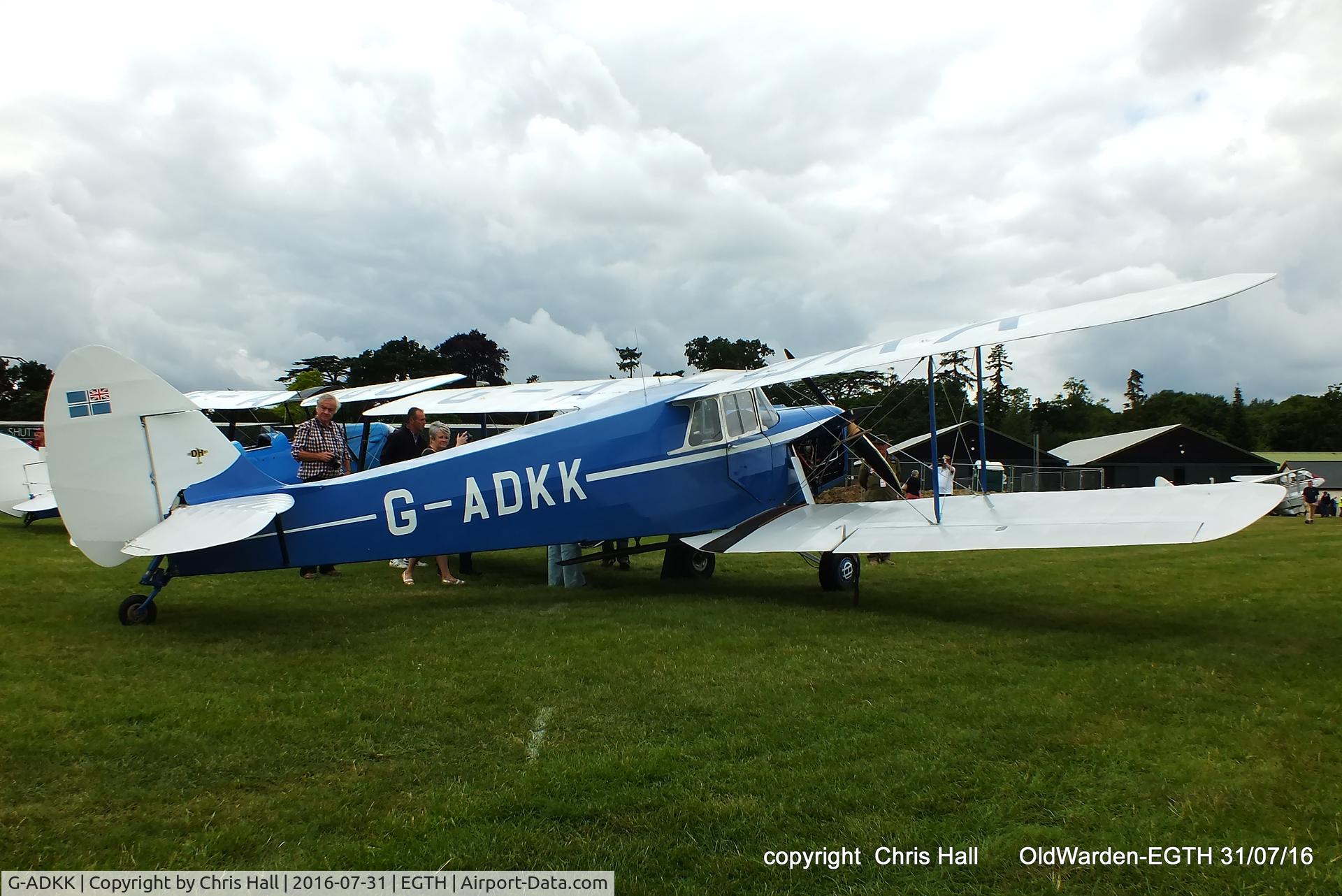 G-ADKK, 1935 De Havilland DH.87B Hornet Moth C/N 8033, 