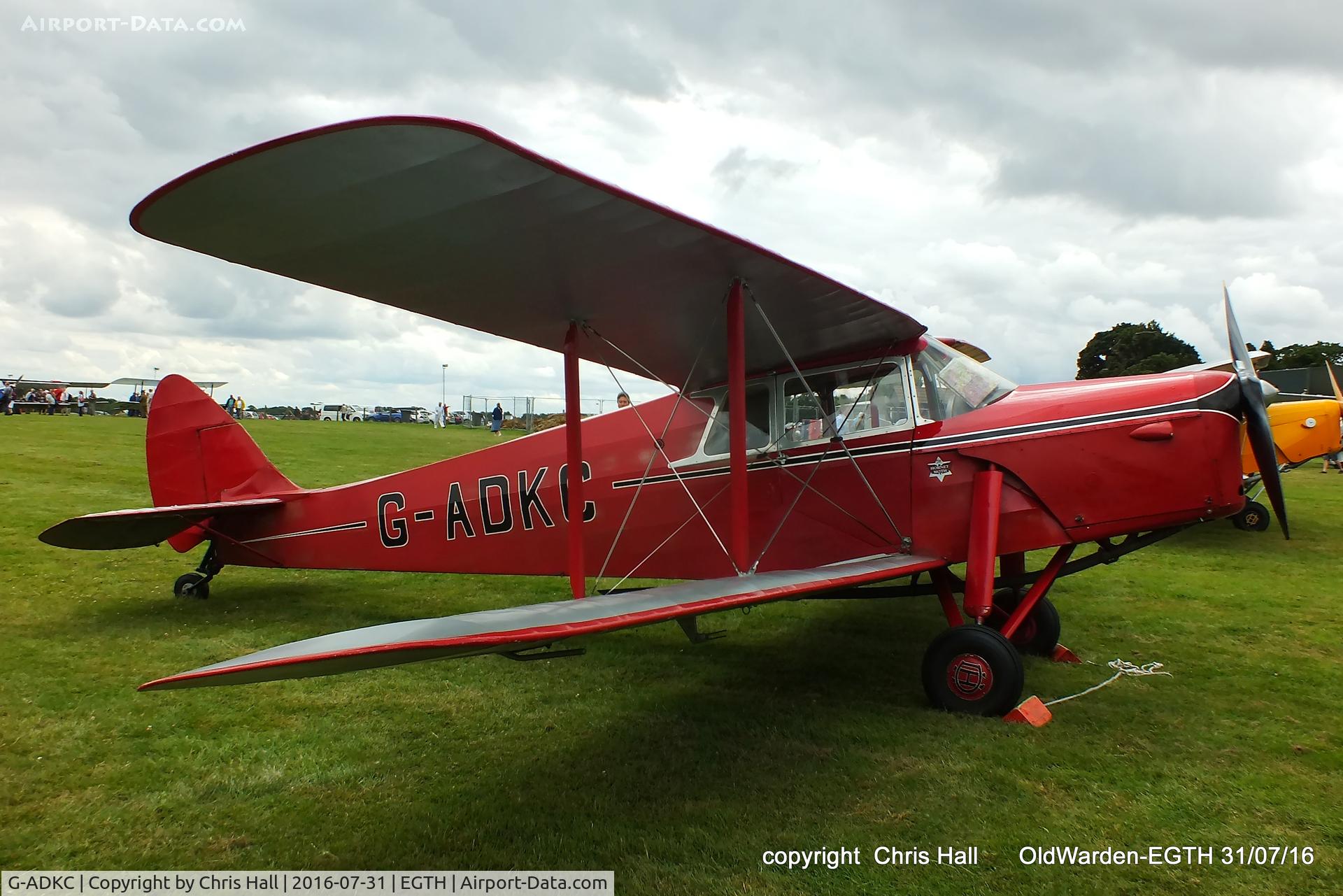 G-ADKC, 1936 De Havilland DH.87B Hornet Moth C/N 8064, 