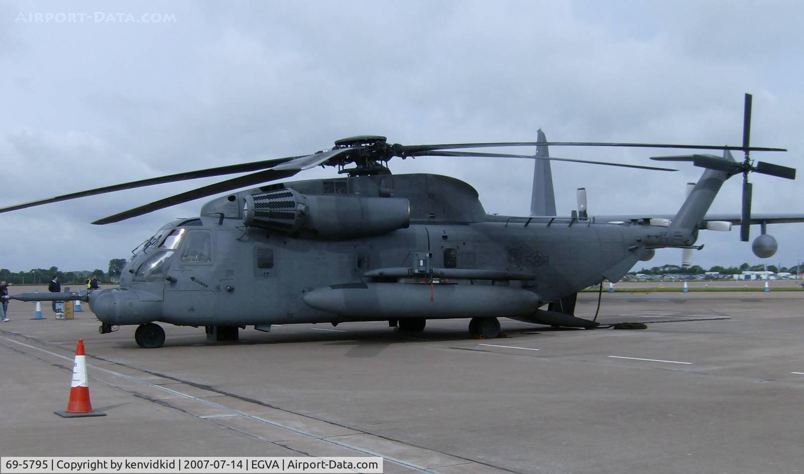 69-5795, 1969 Sikorsky MH-53J Pave Low III C/N 65-250, On static display at 2007 RIAT.