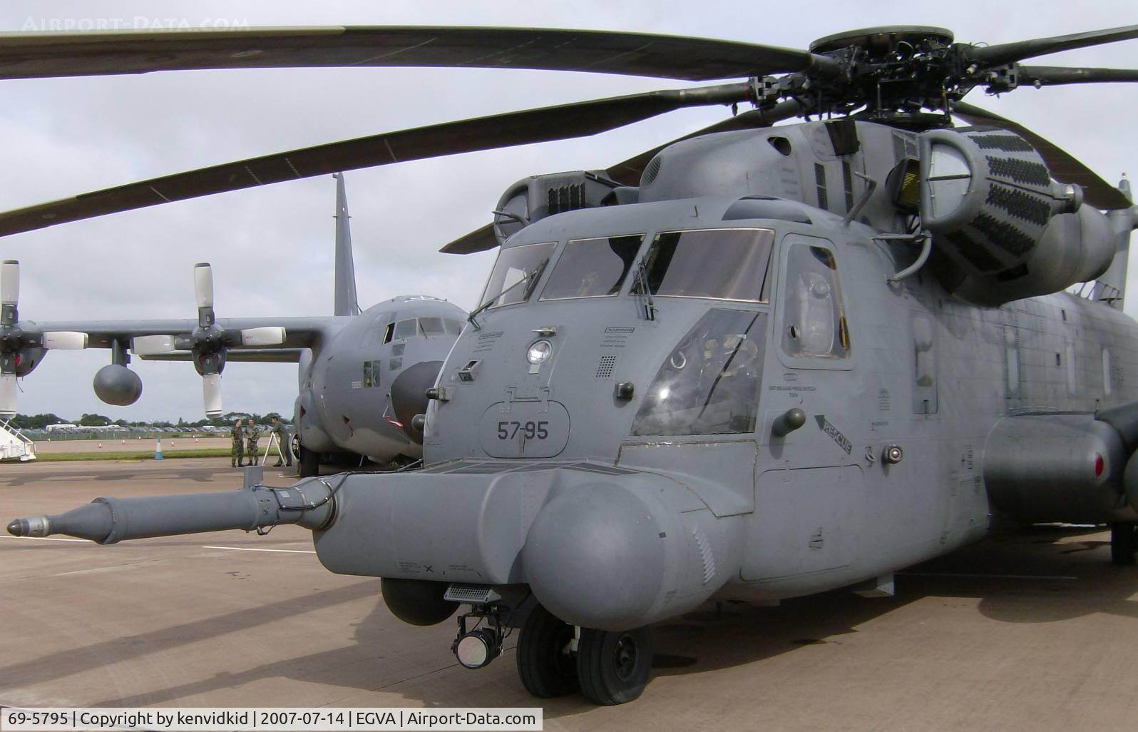 69-5795, 1969 Sikorsky MH-53J Pave Low III C/N 65-250, On static display at 2007 RIAT.