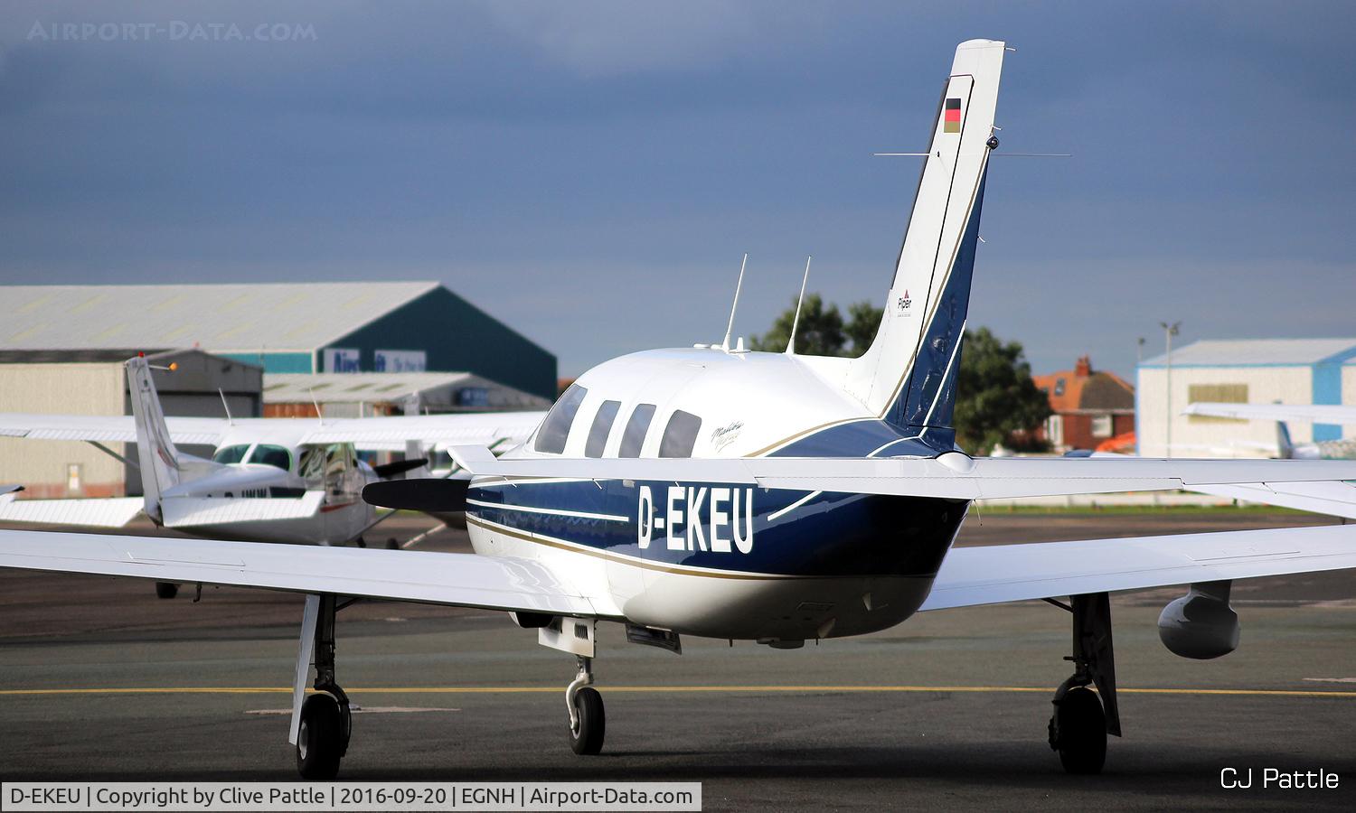 D-EKEU, Piper PA-46-350P Malibu Mirage Malibu Mirage C/N 4636110, At Blackpool EGNH