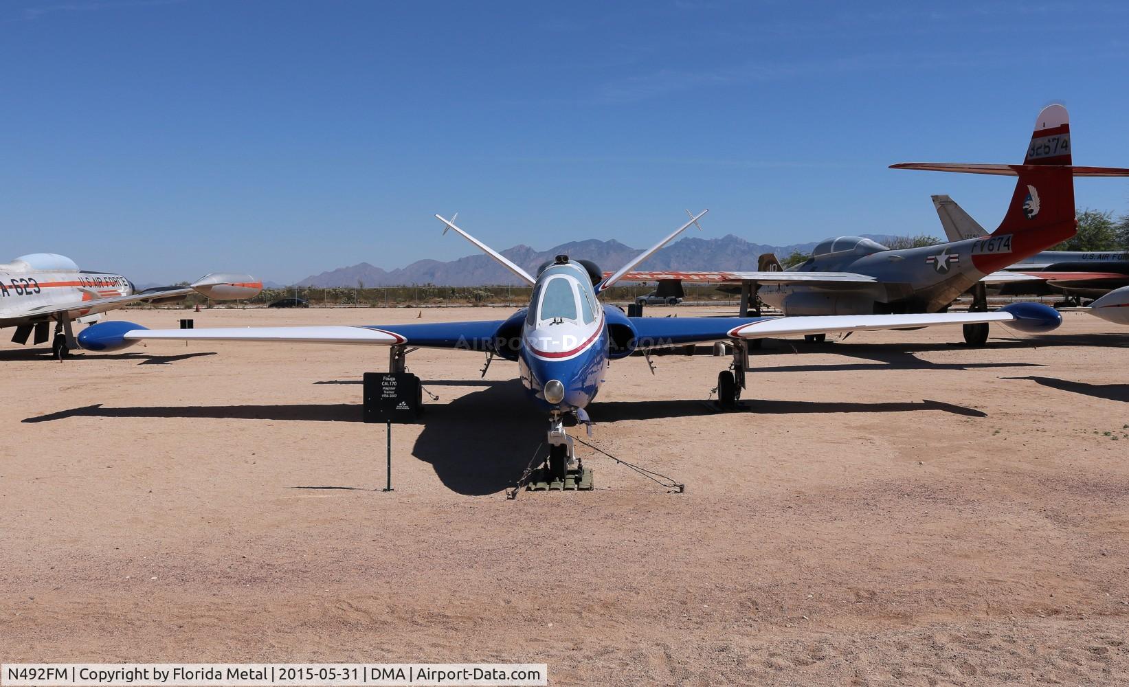 N492FM, 1966 Fouga CM-170 Magister C/N 492, CM-170