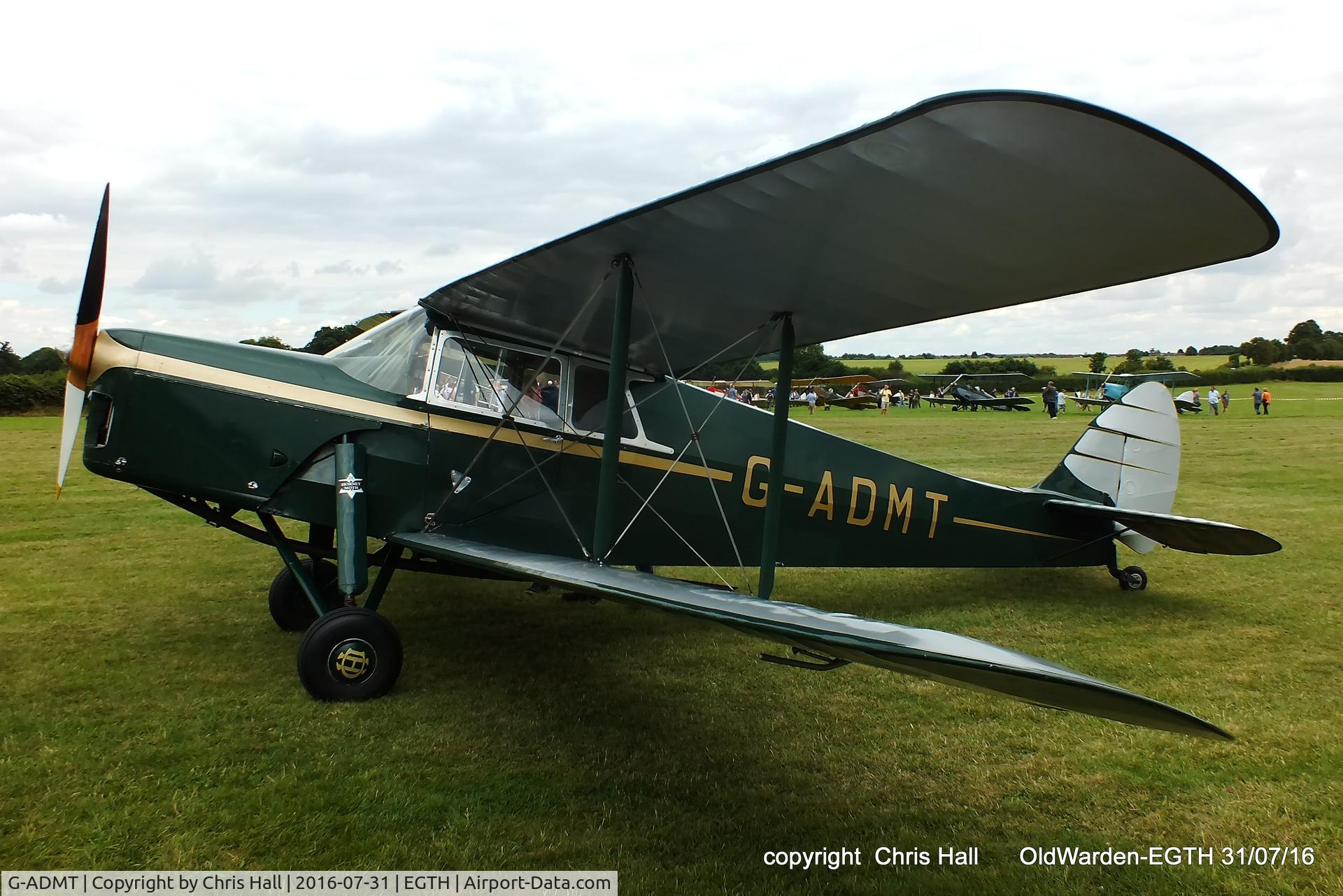 G-ADMT, 1936 De Havilland DH.87B Hornet Moth C/N 8093, 