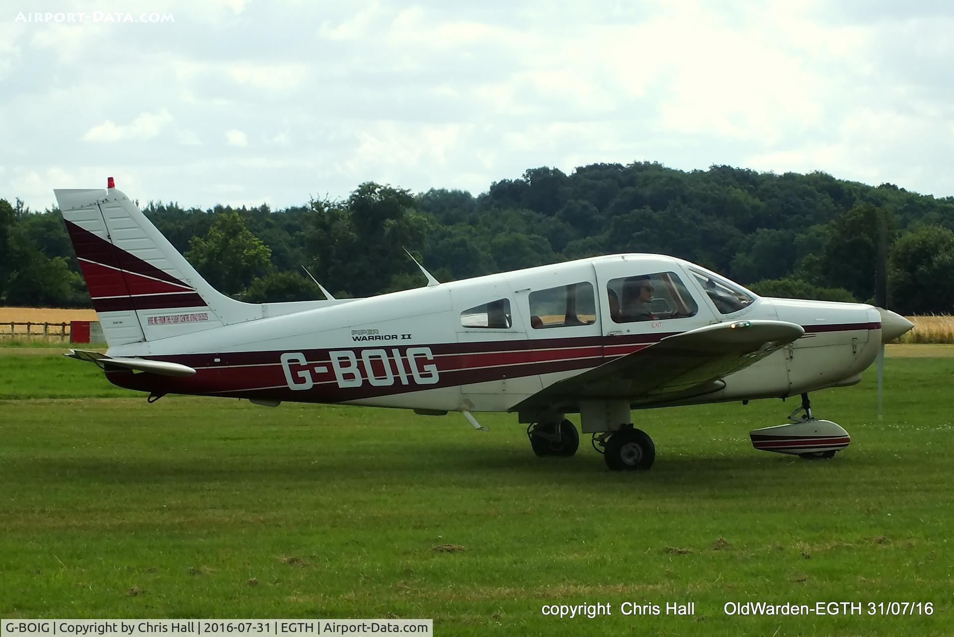 G-BOIG, 1985 Piper PA-28-161 Cherokee Warrior II C/N 28-8516027, 