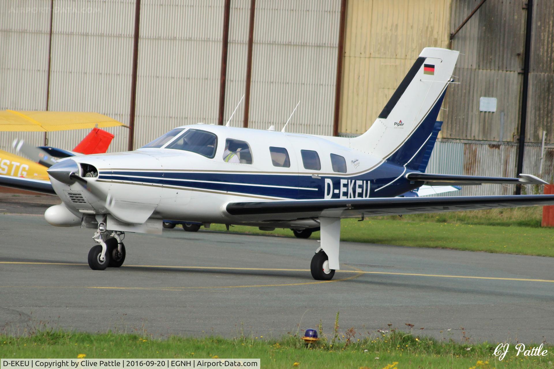 D-EKEU, Piper PA-46-350P Malibu Mirage Malibu Mirage C/N 4636110, At Blackpool EGNH