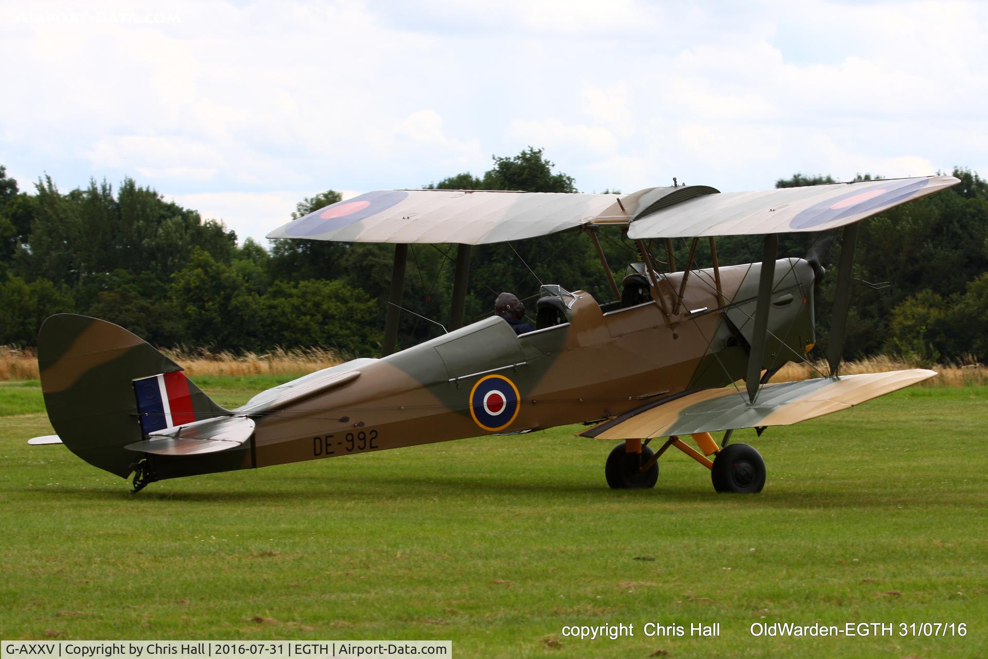 G-AXXV, 1944 De Havilland DH-82A Tiger Moth II C/N 85852, 