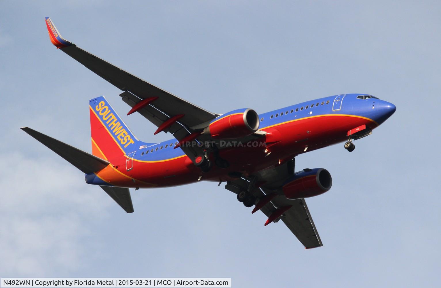 N492WN, 2004 Boeing 737-7H4 C/N 33866, Southwest