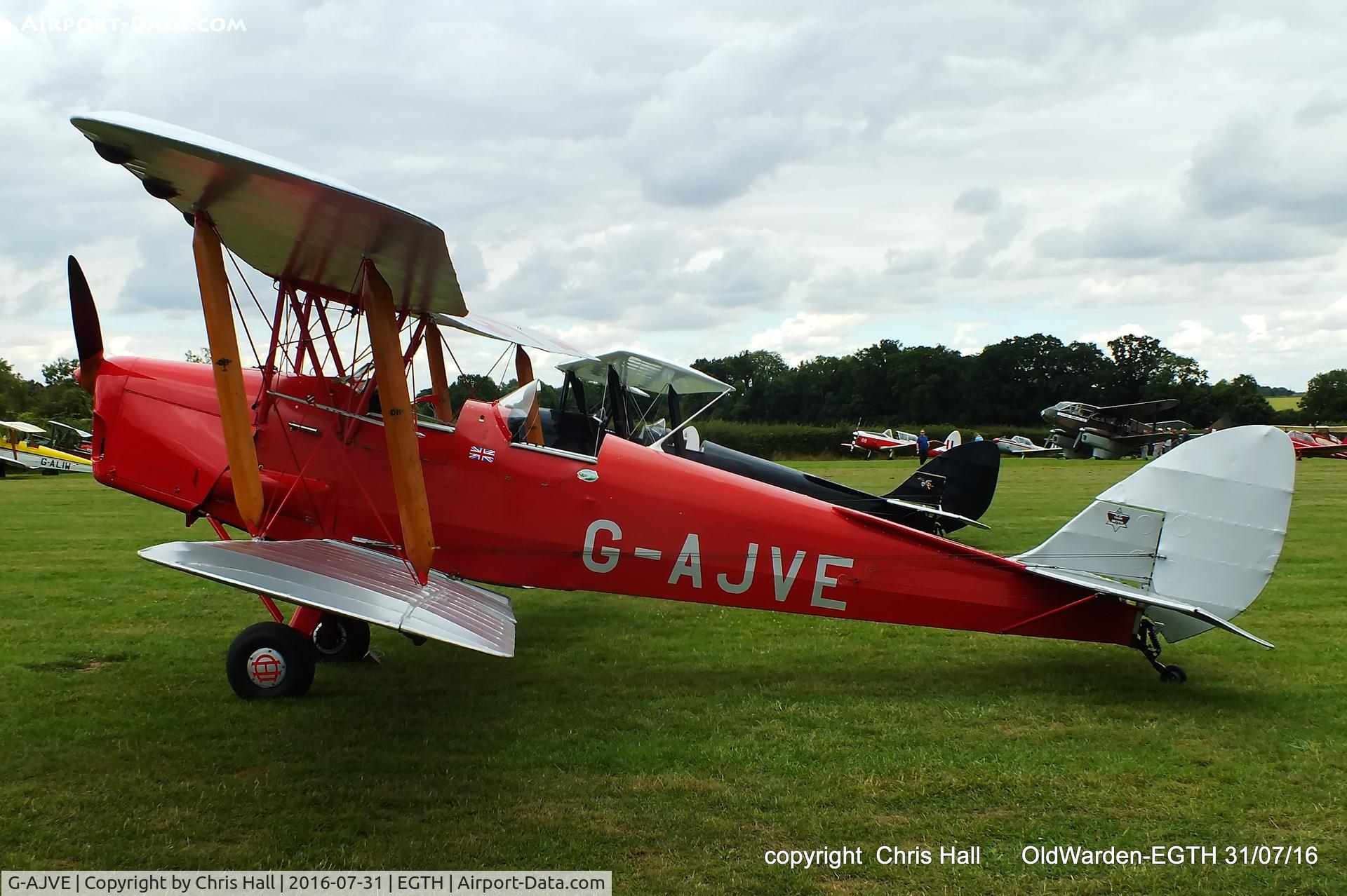G-AJVE, 1942 De Havilland DH-82A Tiger Moth II C/N 85814, 