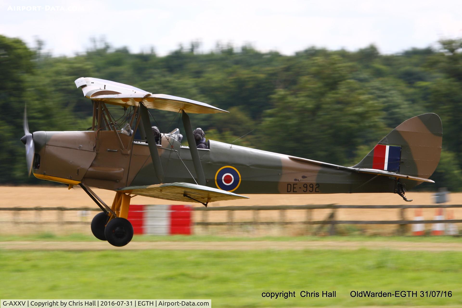 G-AXXV, 1944 De Havilland DH-82A Tiger Moth II C/N 85852, 