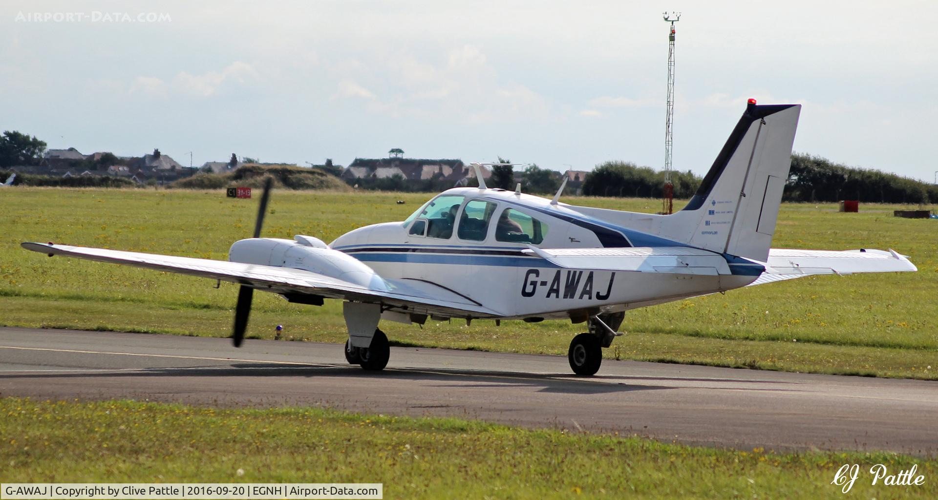 G-AWAJ, 1968 Beech D55 Baron C/N TE-536, Blackpool EGNH