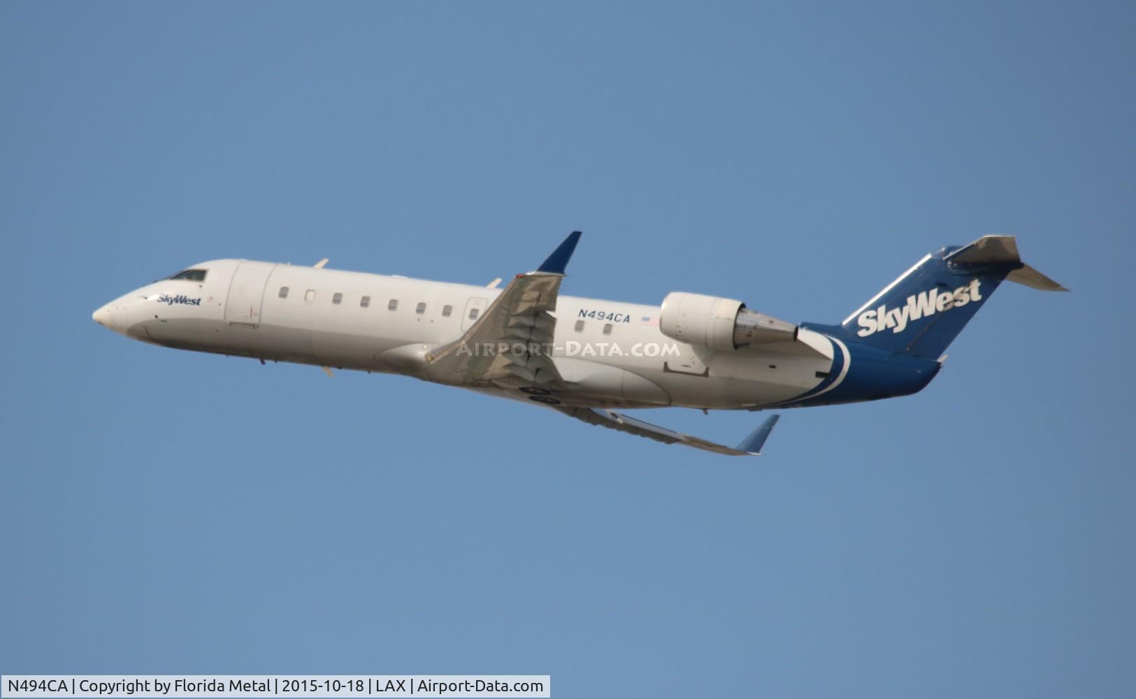 N494CA, 2003 Bombardier CRJ-200ER (CL-600-2B19) C/N 7765, Skywest