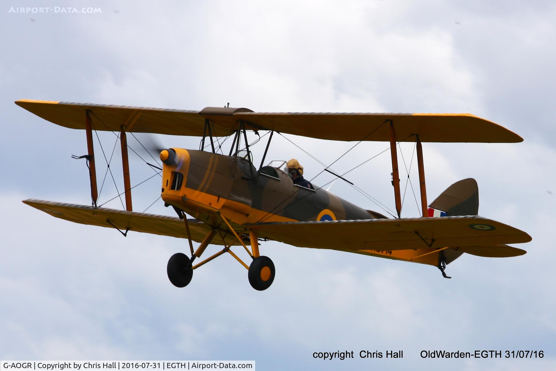 G-AOGR, 1942 De Havilland DH-82A Tiger Moth II C/N 84566, 