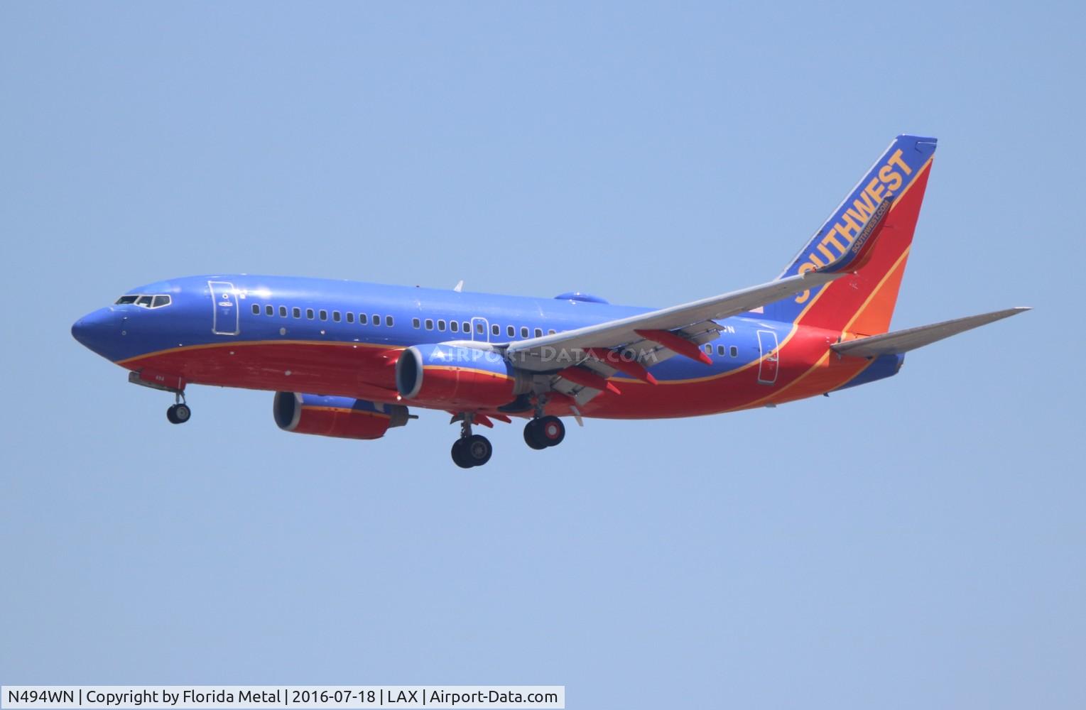 N494WN, 2004 Boeing 737-7H4 C/N 33868, Southwest