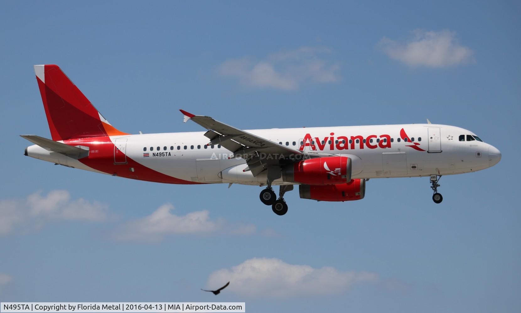 N495TA, 2007 Airbus A320-233 C/N 3103, Avianca