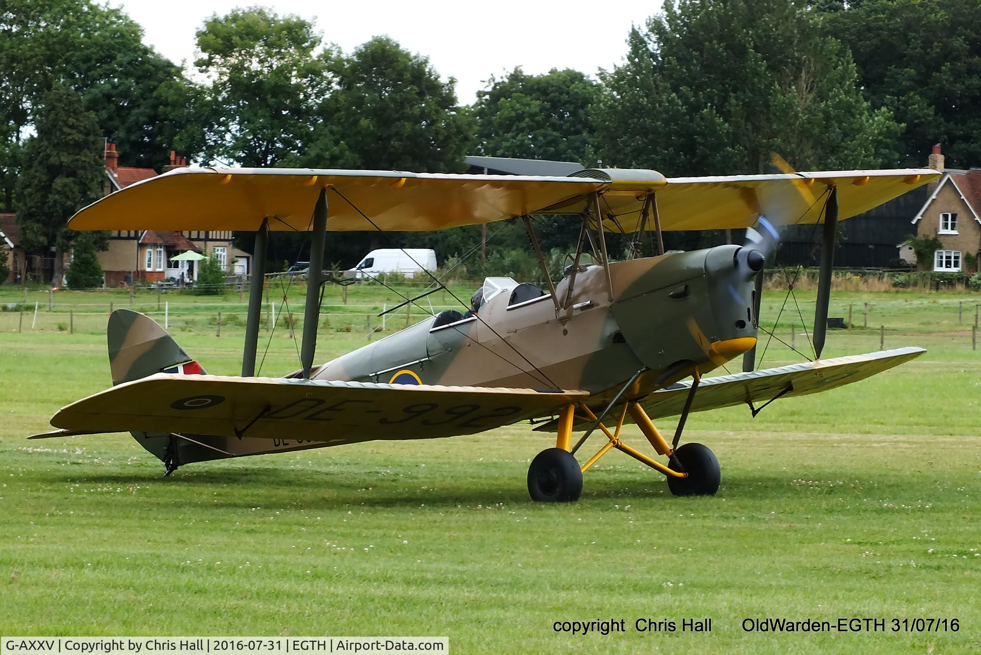 G-AXXV, 1944 De Havilland DH-82A Tiger Moth II C/N 85852, 