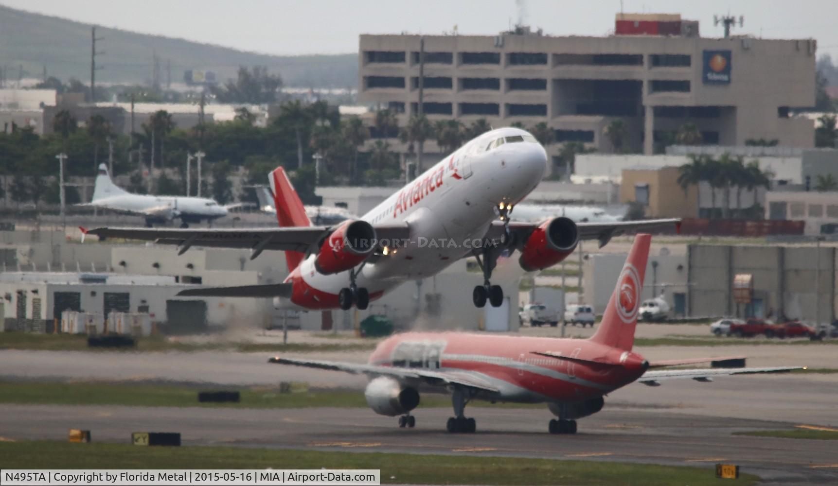 N495TA, 2007 Airbus A320-233 C/N 3103, Avianca