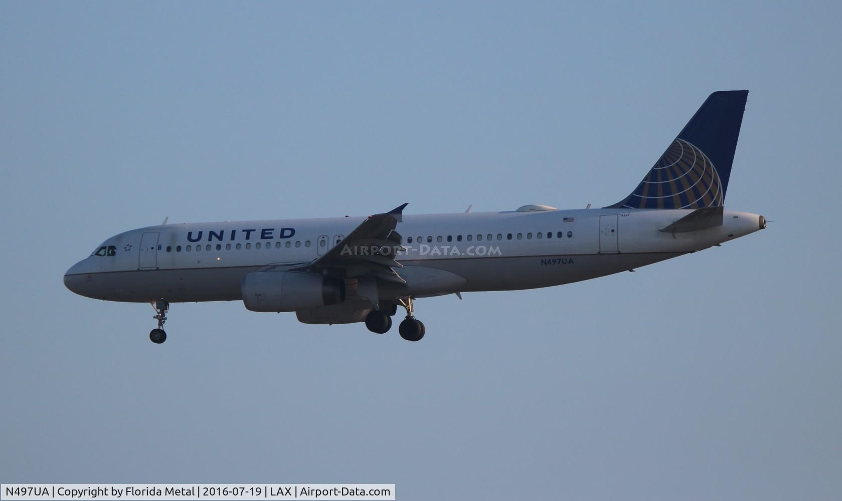 N497UA, 2002 Airbus A320-232 C/N 1847, United