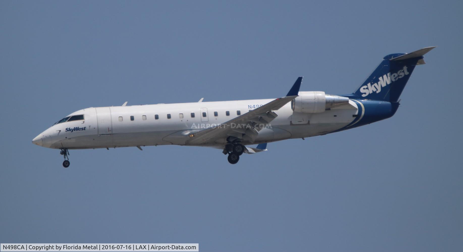 N498CA, 2003 Bombardier CRJ-200ER (CL-600-2B19) C/N 7792, Skywest