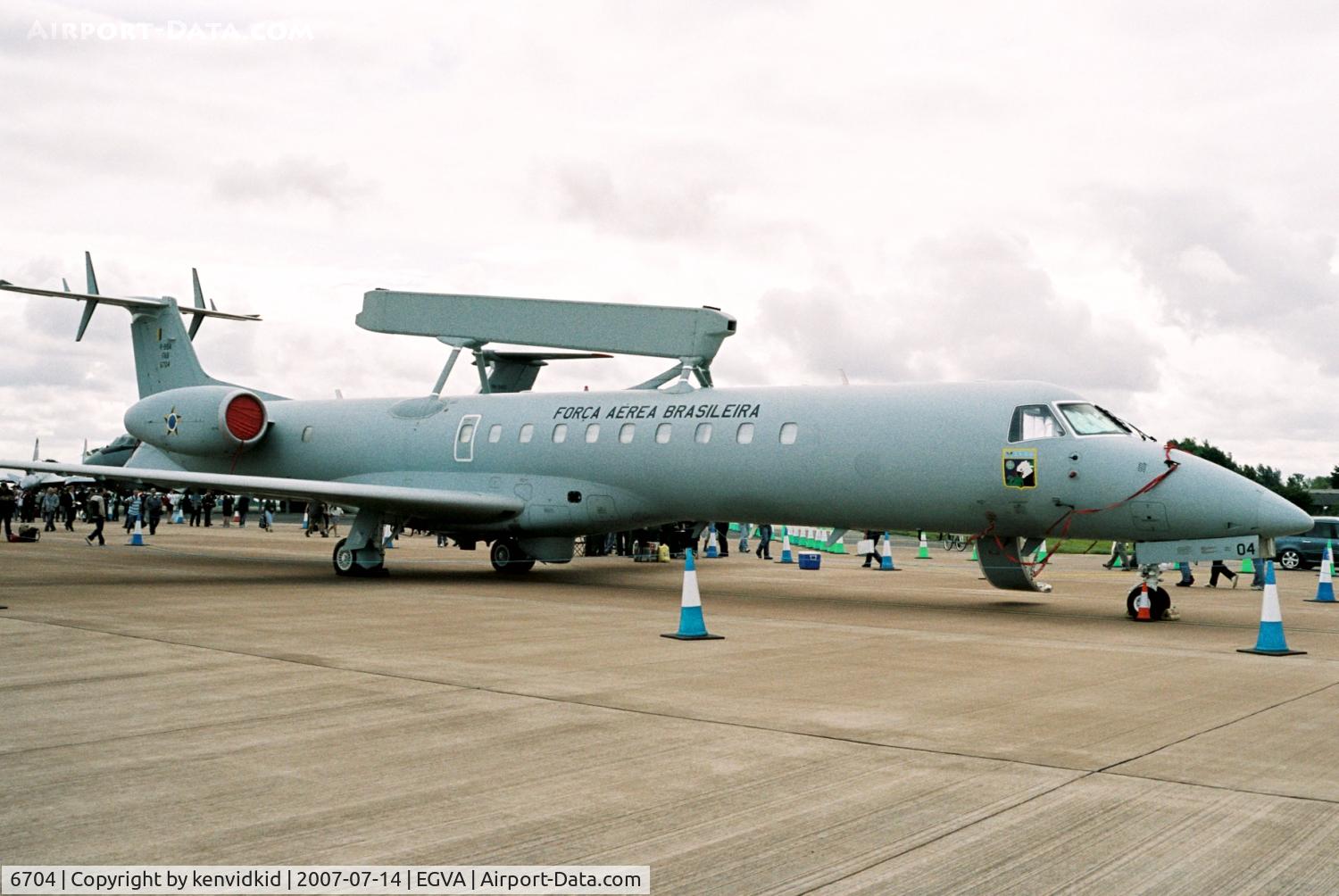 6704, Embraer R-99A (EMB-145SA) C/N 145392, On static display at 2007 RIAT.