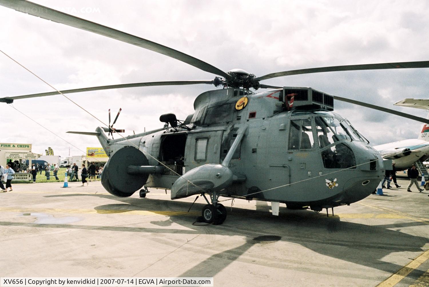 XV656, 1969 Westland Sea King ASaC.7 C/N WA644, On static display at 2007 RIAT.