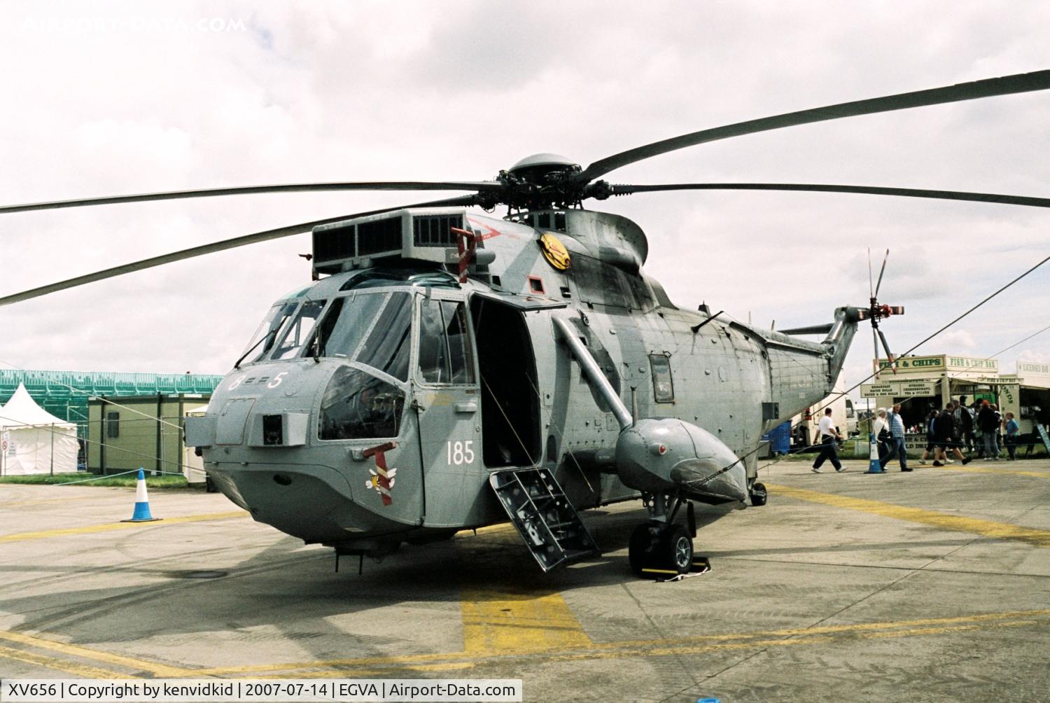 XV656, 1969 Westland Sea King ASaC.7 C/N WA644, On static display at 2007 RIAT.