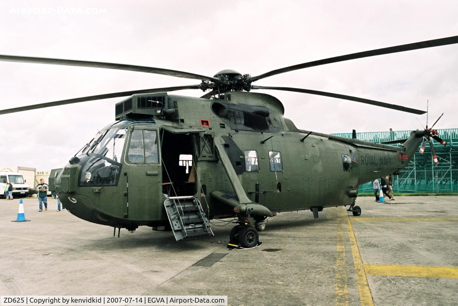 ZD625, 1984 Westland Sea King HC.4 C/N WA936, On static display at 2007 RIAT.
