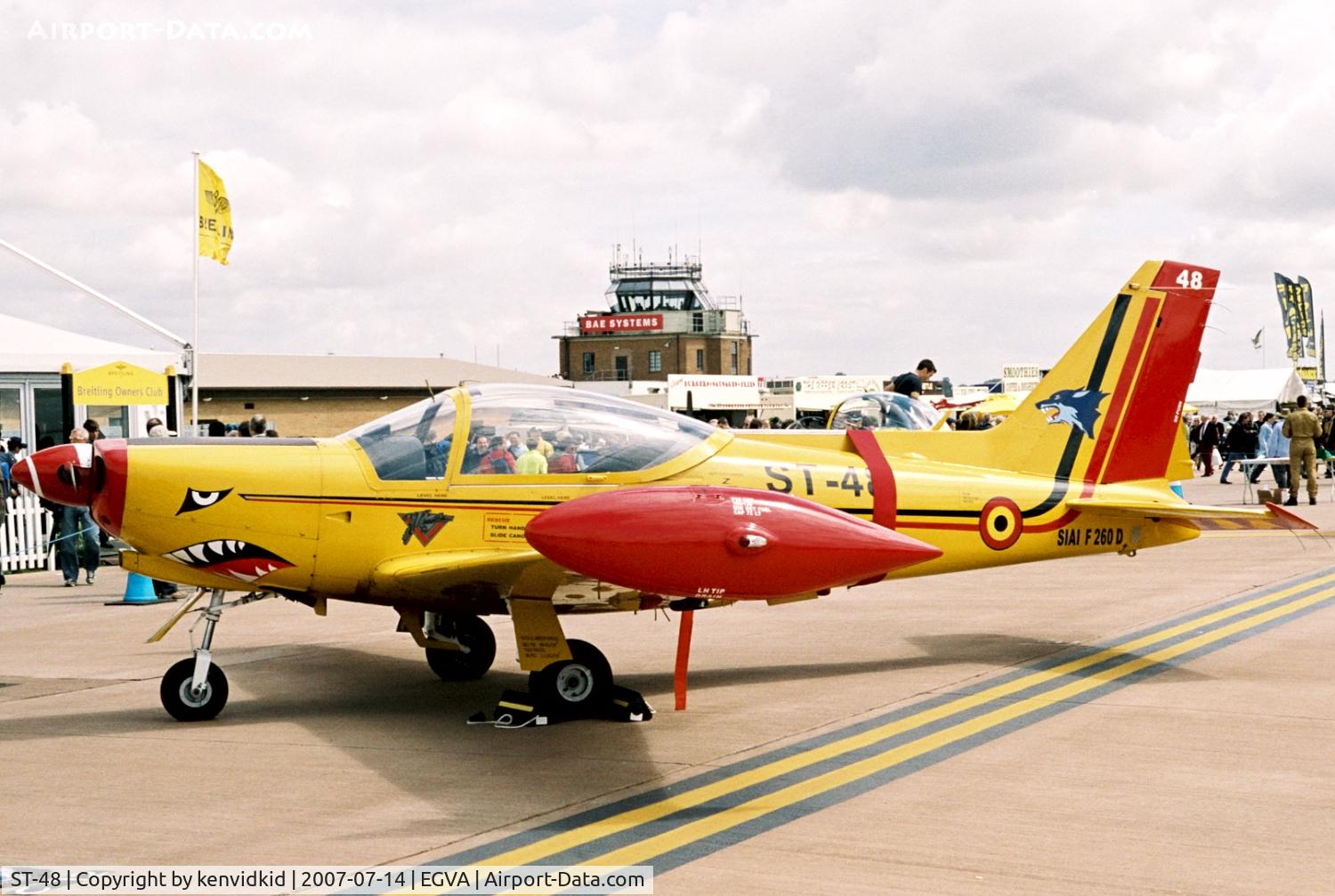 ST-48, SIAI-Marchetti SF-260D C/N 848, On static display at 2007 RIAT.