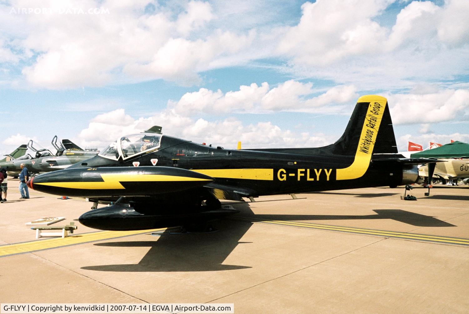G-FLYY, 1969 BAC 167 Strikemaster Mk.80 C/N EEP/JP/163, On static display at 2007 RIAT.