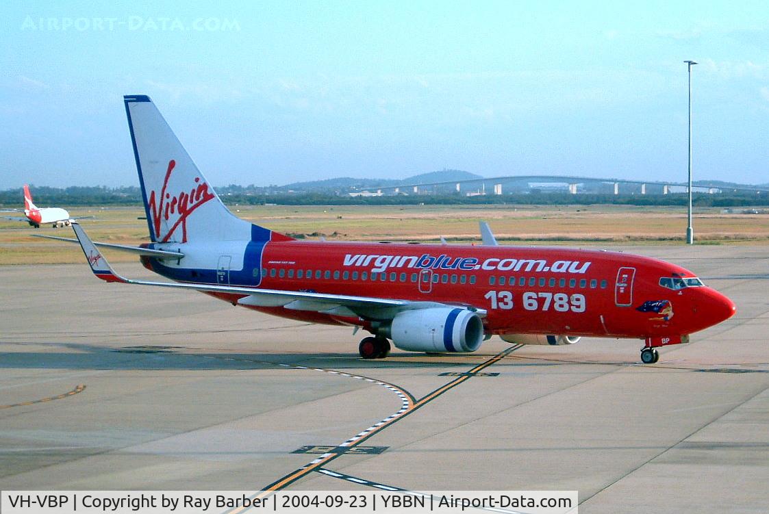VH-VBP, 2001 Boeing 737-7BX C/N 30743, Boeing 737-7BX [30743] (Virgin Blue) Brisbane Int'l~VH 23/09/2004
