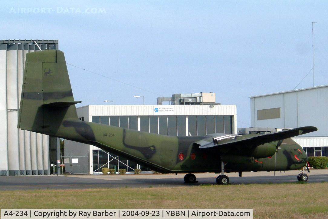 A4-234, De Havilland Canada DHC-4A Caribou C/N 234, De Havilland Canada DHC-4A Caribou [234] (Royal Australian Air Force) Brisbane Int'l~VH 23/09/2004