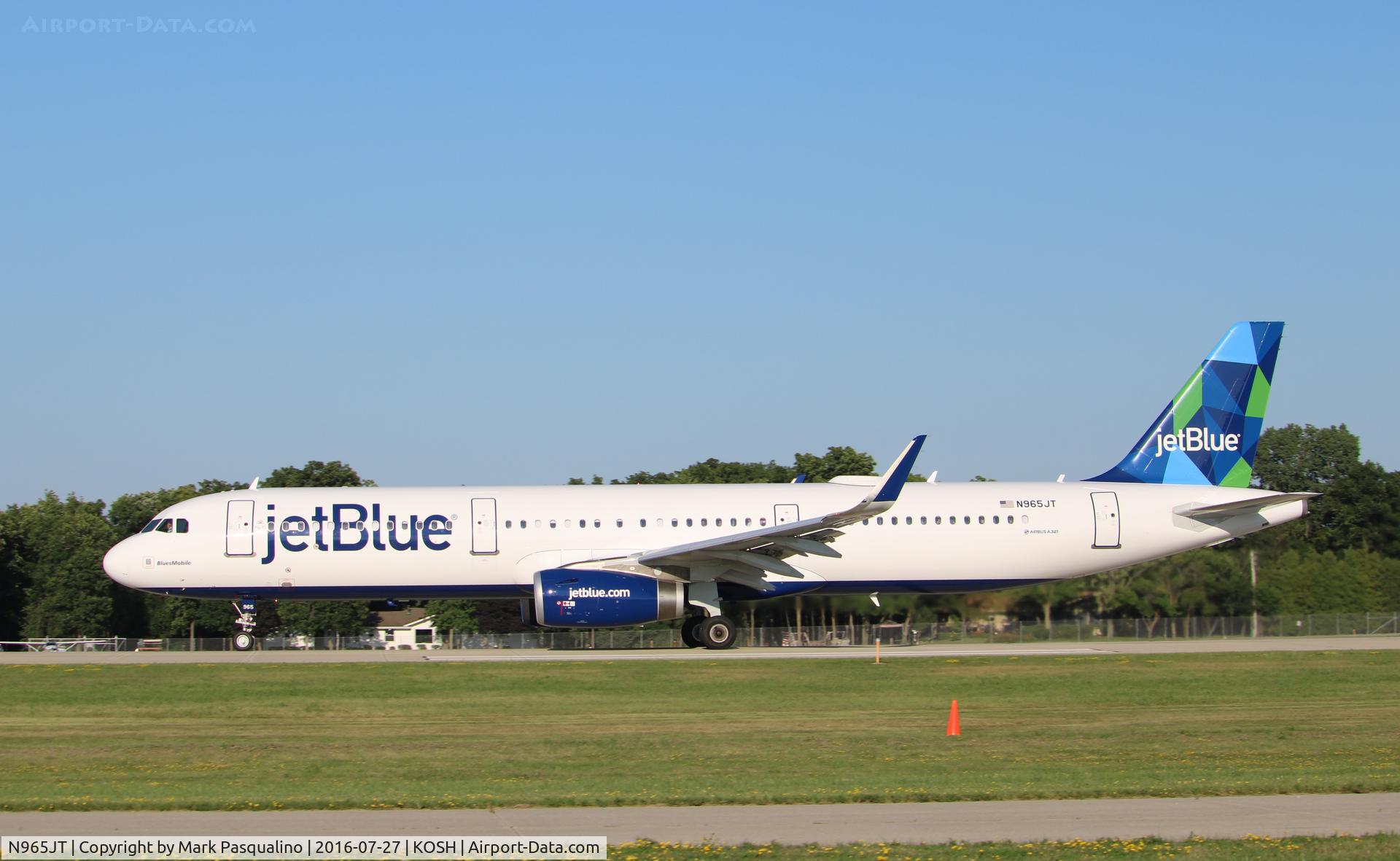 N965JT, 2016 Airbus A321-231 C/N 6512, Airbus A321